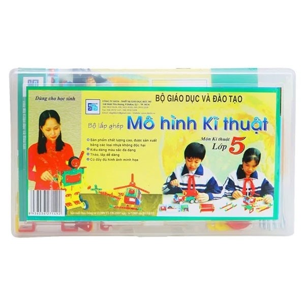 [Có sẵn] [Chính hãng] BỘ LẮP RÁP MÔ HÌNH KĨ THUẬT LỚP 5 MIC (38 CHI TIẾT) GIÚP PHÁT TRIỂN TƯ DUY CHO BÉ _ VPP ABC VINA