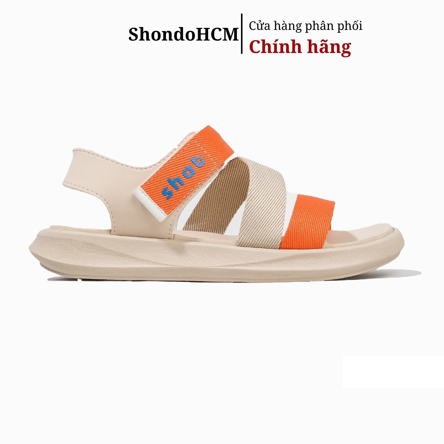 Giày sandals unisex shat s2 be cam s2m2528