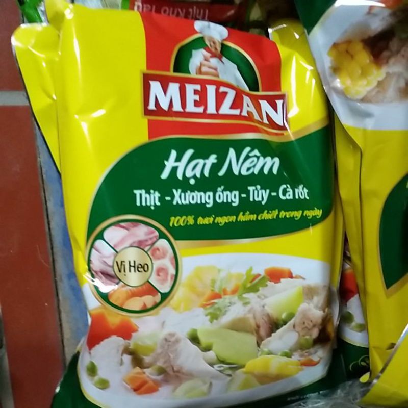 Hạt nêm Meizan vị Thịt Heo bịch 1.8kg - hạt nêm thịt - xương ống - tủy