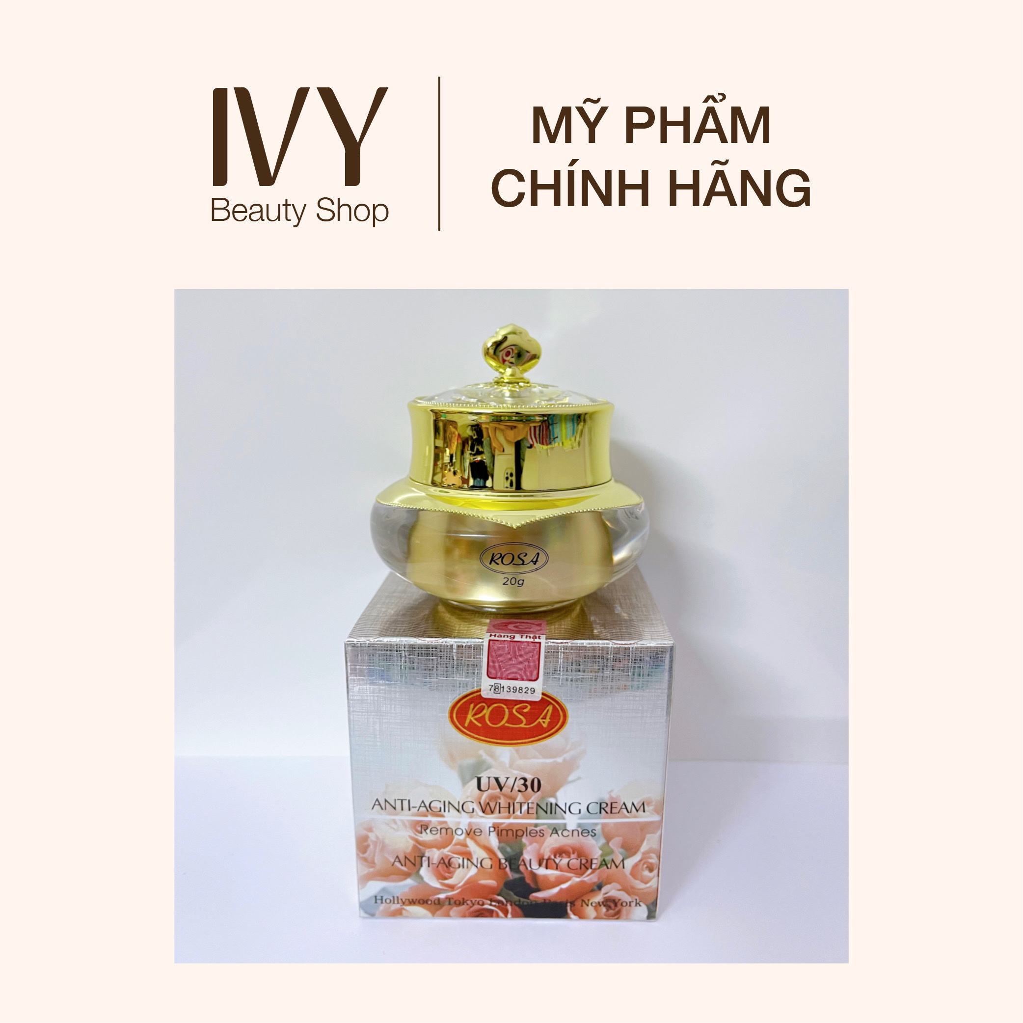 Kem chống lão hoá trắng da rosa