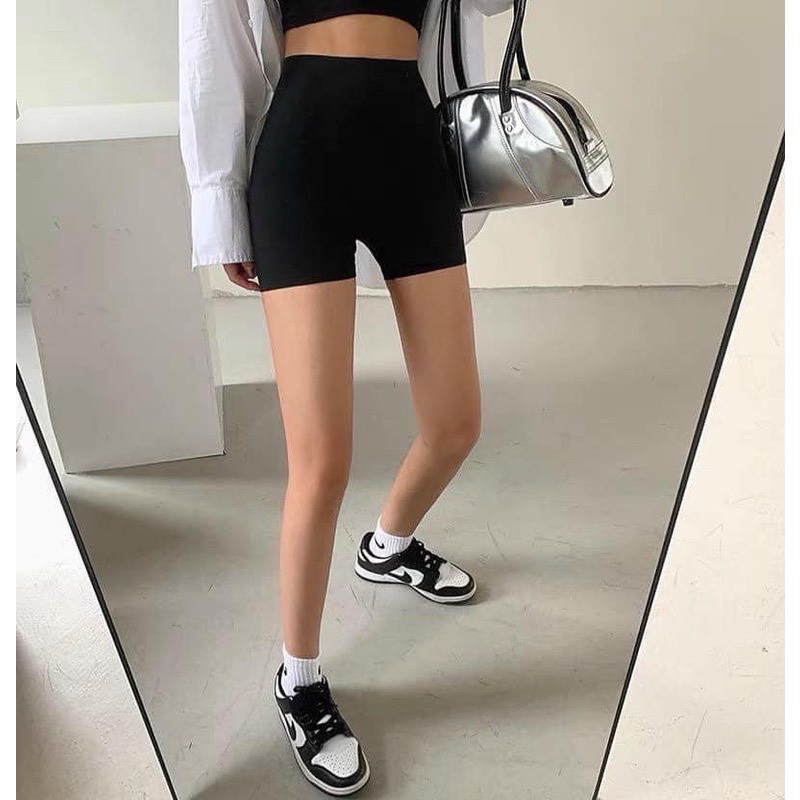 Quần Black Funoff Short - Biker short dáng ngắn nữ mùa hè năng động
