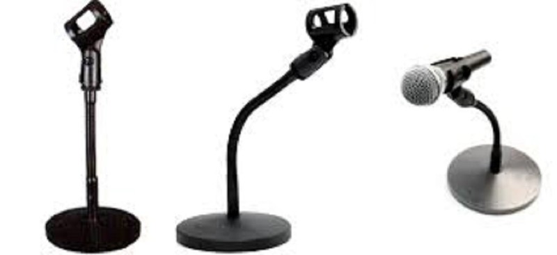 Chân mic để bàn mIcrophone Stand chân mic chắc chắn gọn nhẹ có bảo hành - chân mic -  014