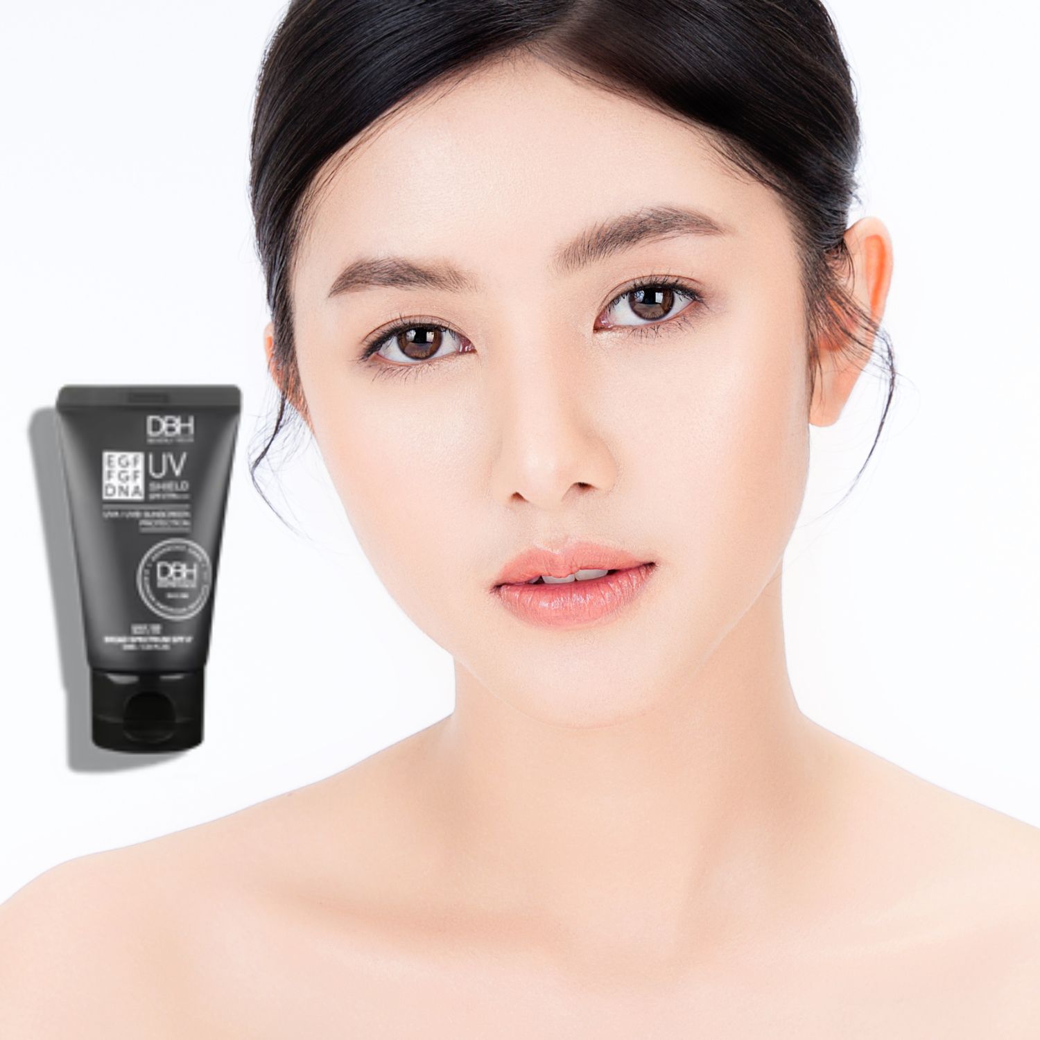 Kem chống nắng mỹ dermaesthetics dbh spf 50+/pa+++ egf uv shield 60ml