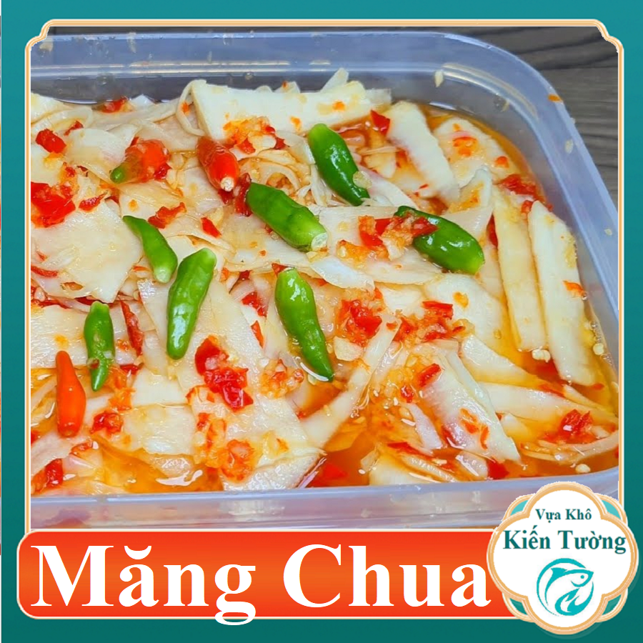 1kg Măng Chua Cắt Miếng Vị Cay Thơm Ngon Đúng Chuẩn Măng Núi Rừng Tự Nhiên- VỰA KHÔ KIẾN TƯỜNG