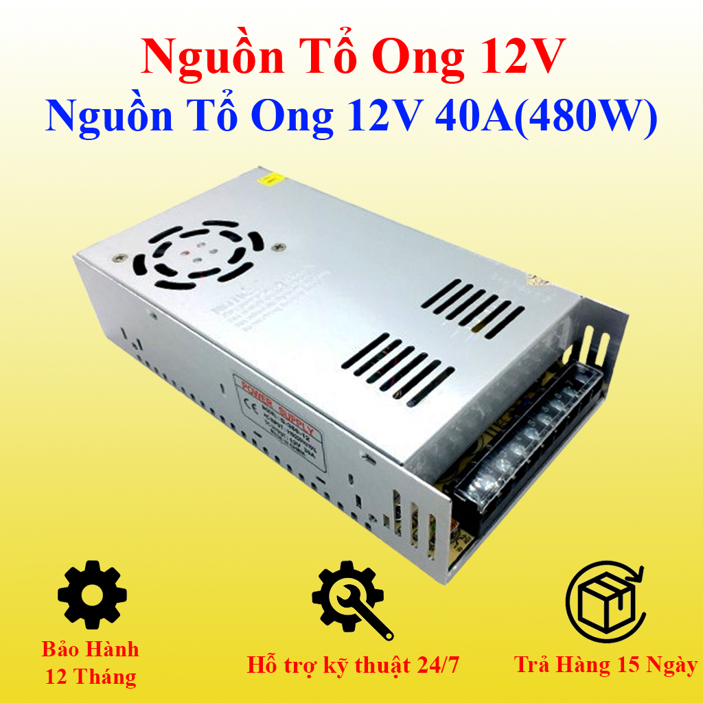 12V 40A Honeycomb Power Source Specialized for Camera Devices, Led Lights, and Mini Motors Giá 259,000 Đồng*Miễn phí vận chuyển