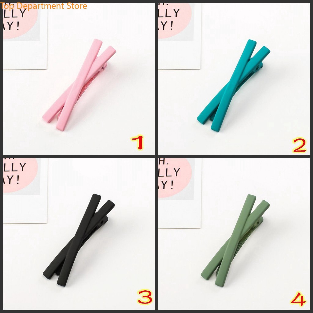 Kẹp tóc chữ x, kẹp tóc nữ dễ thương màu sắc phong cách hàn quốc kẹp tóc mái phụ kiện tóc