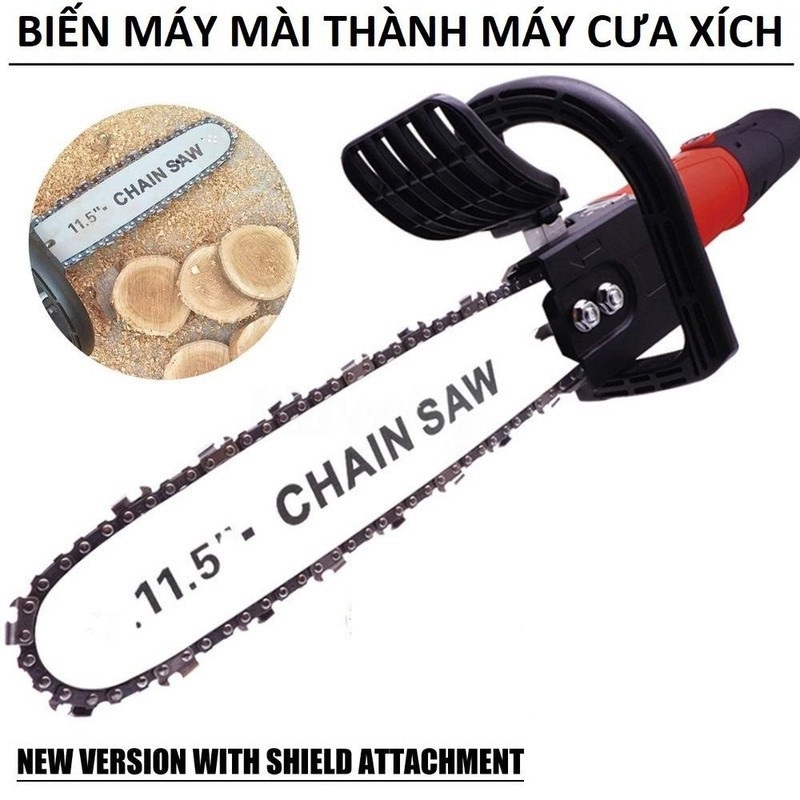 Bộ lưỡi cưa xích gắn máy mài