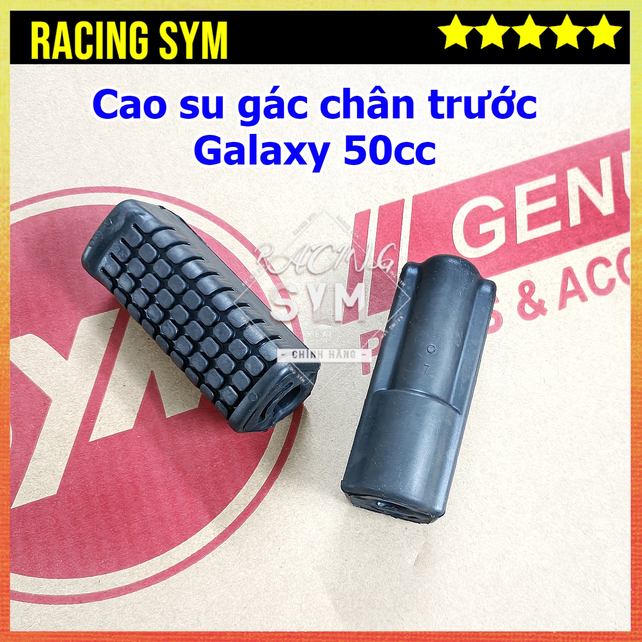 Cao su gác chân trước xe Galaxy 50cc Chính Hãng SYM