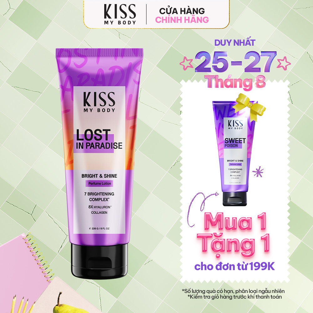 Sữa Dưỡng Trắng Da Toàn Thân Hương Nước Hoa Lost In Paradise 226g