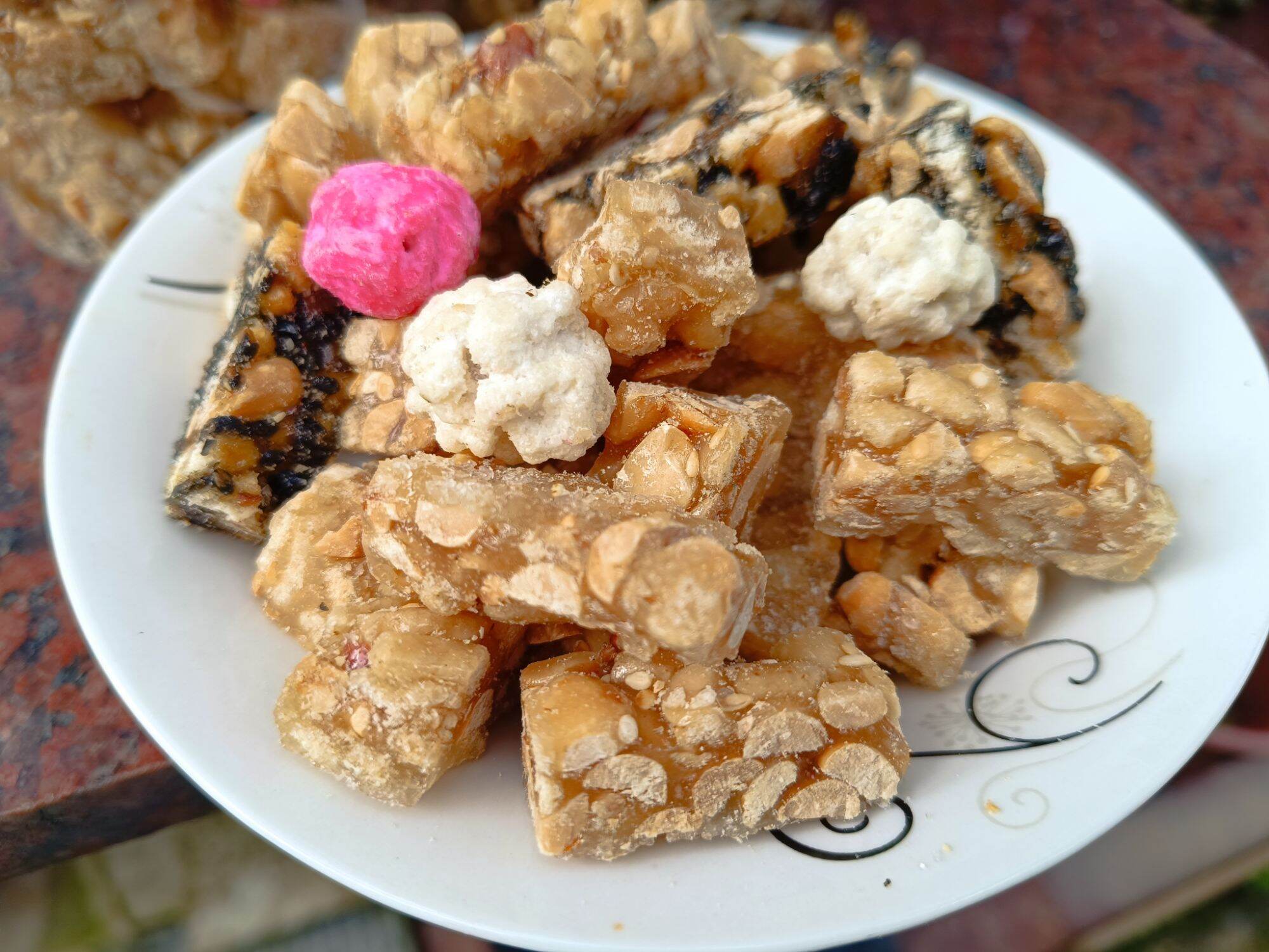 Kẹo thèo lèo bông dâu 500g (Kẹo đậu phộng/ thèo lèo truyền thống)