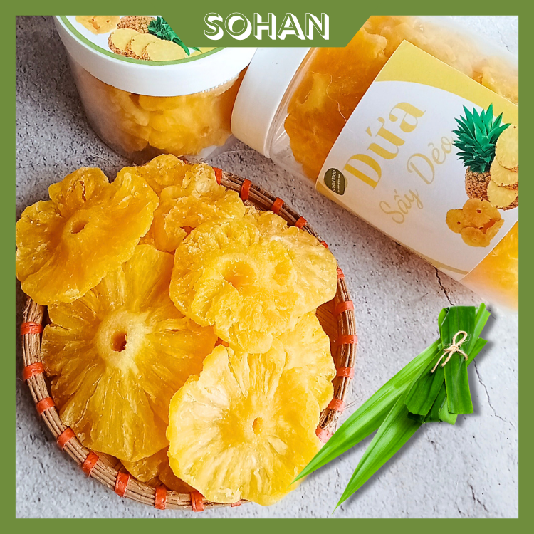 Thơm sấy dẻo sohan thơm dẻo không đường - sohan food