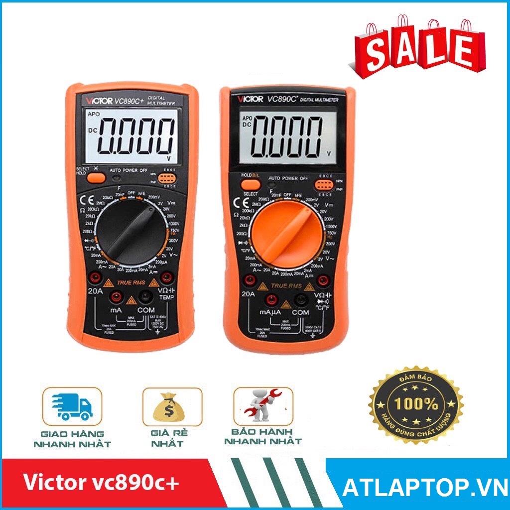 Đồng hồ đa năng victor vc890c+