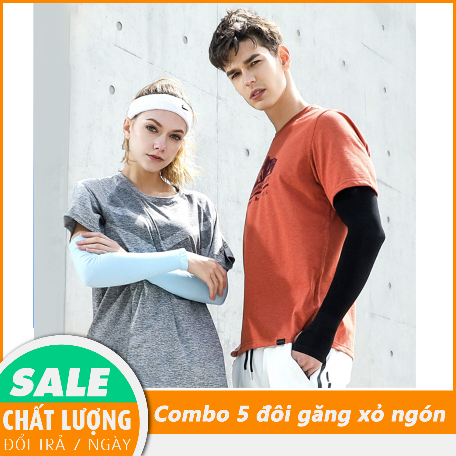 Combo 5 Đôi Găng Tay Chống Nắng Xỏ Ngón-Găng tay chống nắng-Bao tay chống nắng- Ống Tay Xỏ Ngón Chống Tia UV Đi Xe Đạp-Găng Tay Đi Xe Máy Phong Cách-gang tay chong nang-bao tay chong nang, gang tay, bao tay