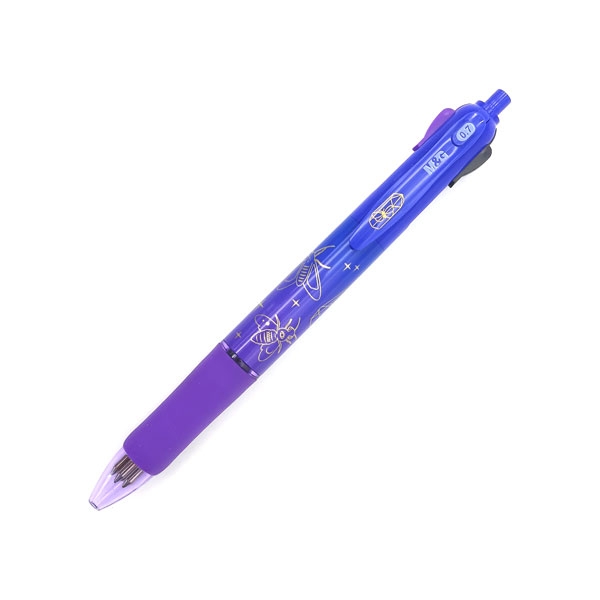 Bút bi 4 ngòi 0.7mm m&g abp803s8 - màu tím