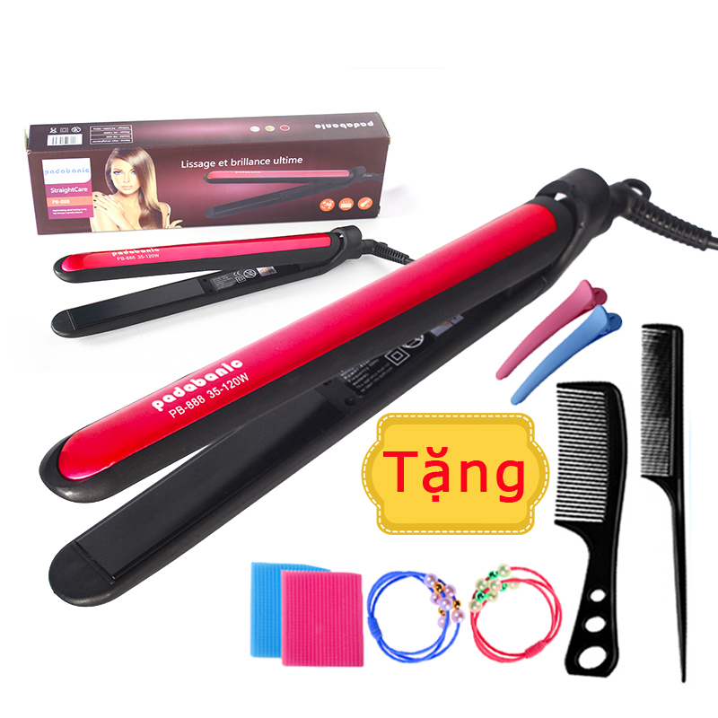 Máy Uốn Duỗi Tóc 2In1 Điều Chỉnh Nhiệt Chuẩn Salon Siêu Bền Kẹp Êm Không Rít