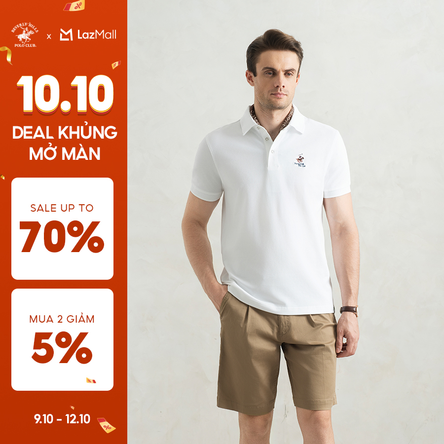 Beverly Hills Polo Club - Áo polo Nam Regular Fit PMRSS25TL001