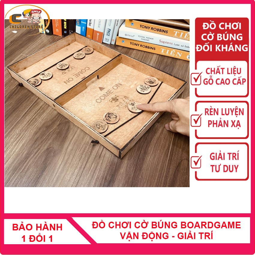 [CÓ VIDEO] Bộ Đồ Chơi Cờ Búng Board Games Bằng Gỗ Cao Cấp Children Store Giúp Bé Phát Triển Khả Năng Vận Động, Tính Linh Hoạt, Đồ Chơi Gỗ BẢO HÀNH 12 THÁNG