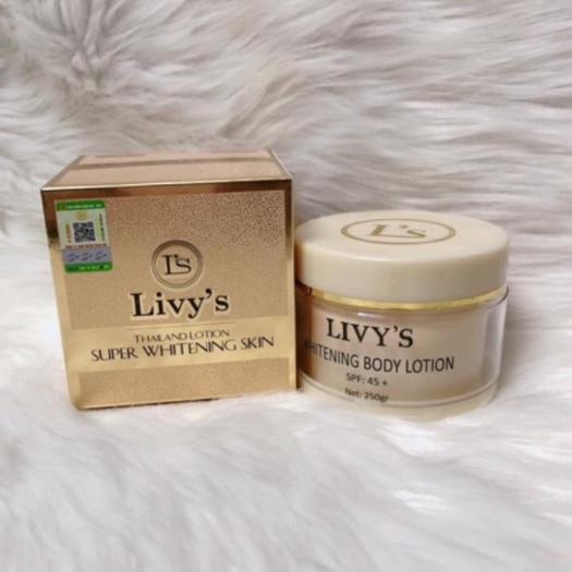 Kem trắng da body livy vàng