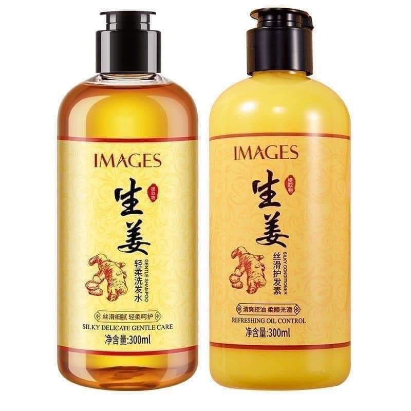 Dầu gội xả tinh chất gừng tươi IMAGES, mỗi chai nặng 300ml