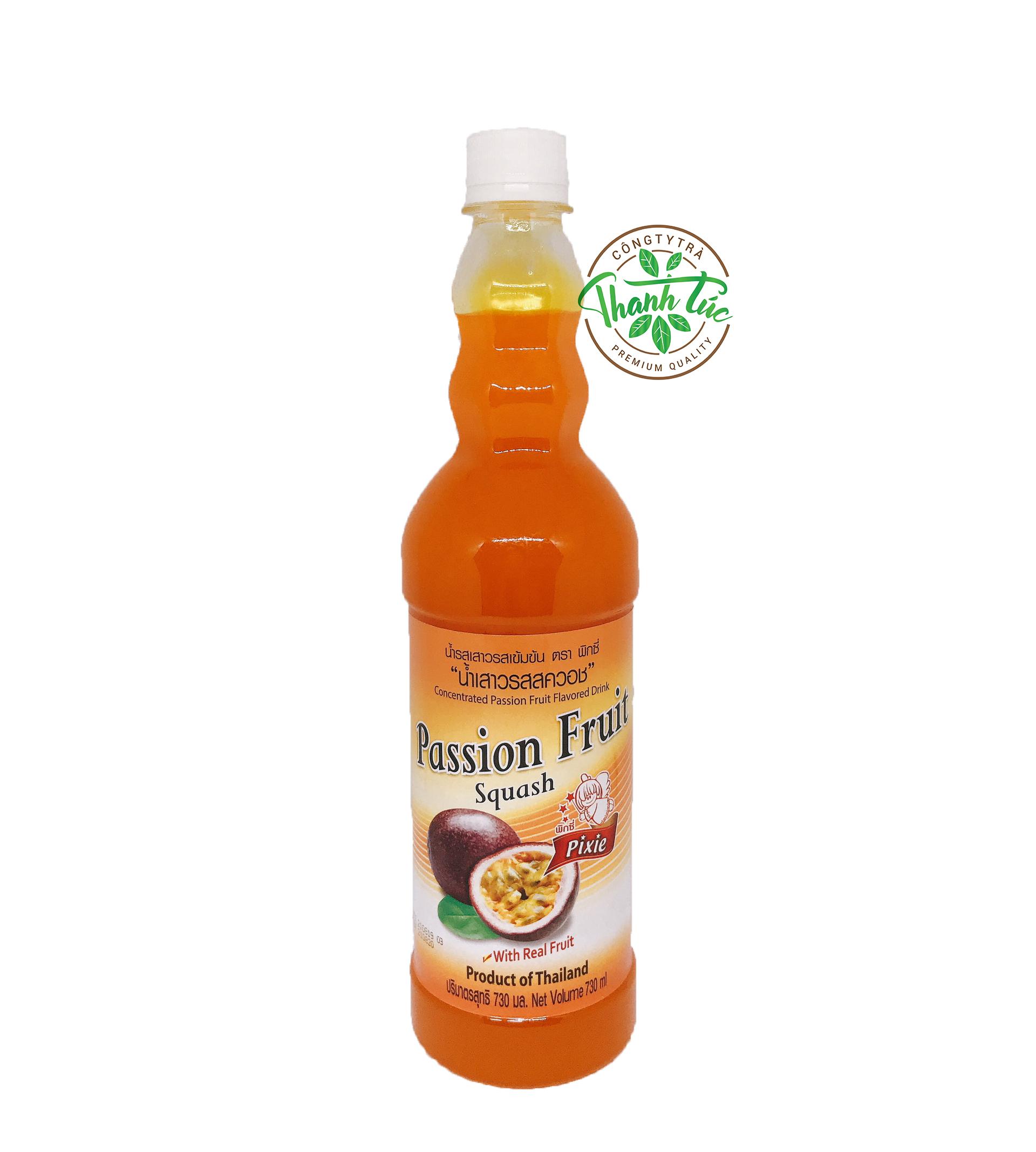 Siro thái lan pixie chanh dây chai 730ml