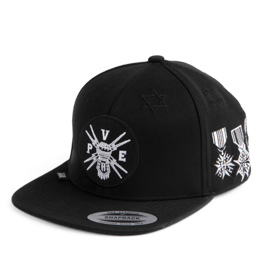 Nón snapback nón Hiphop HVPE LIGHTNING MEDAL nón Chống Nắng Thêu 3G Có thể Điều Chỉnh phù hợp Bốn Mùa