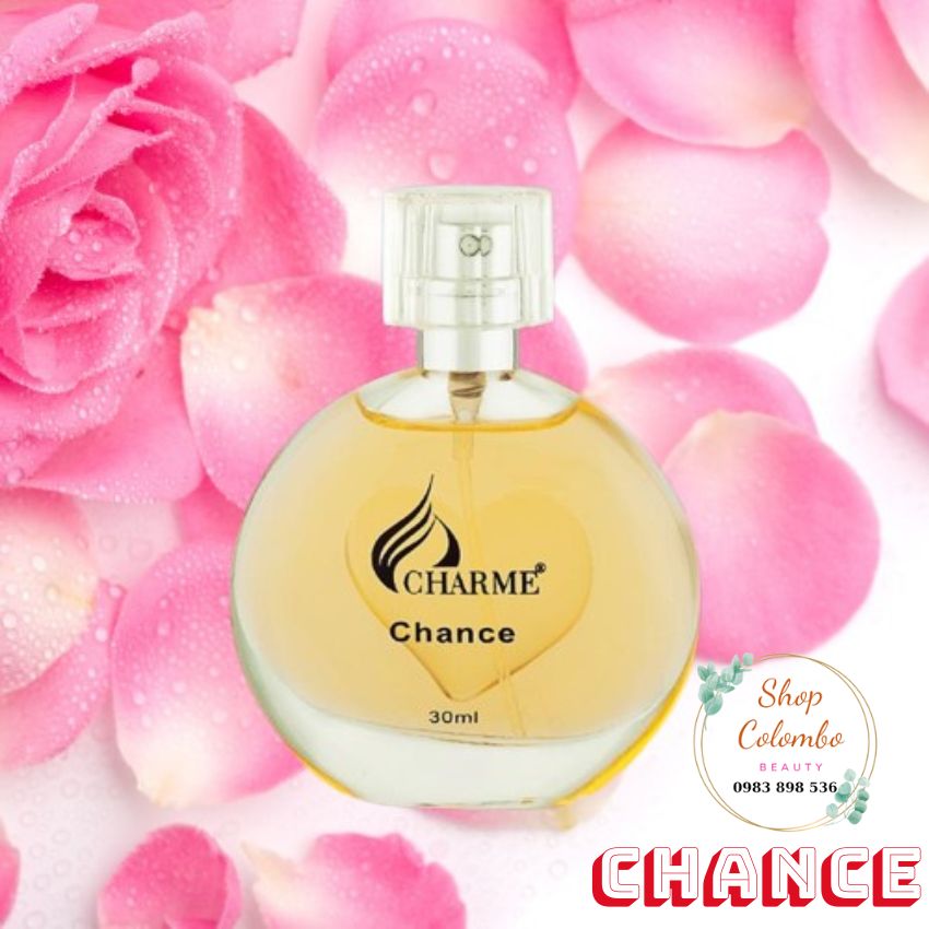 Nước Hoa Nữ Charme Chance 30ml Chính Hãng Nước Hoa Pháp Lưu Hương Lâu Ngọt Ngào Sang Trọng Quyến Rũ