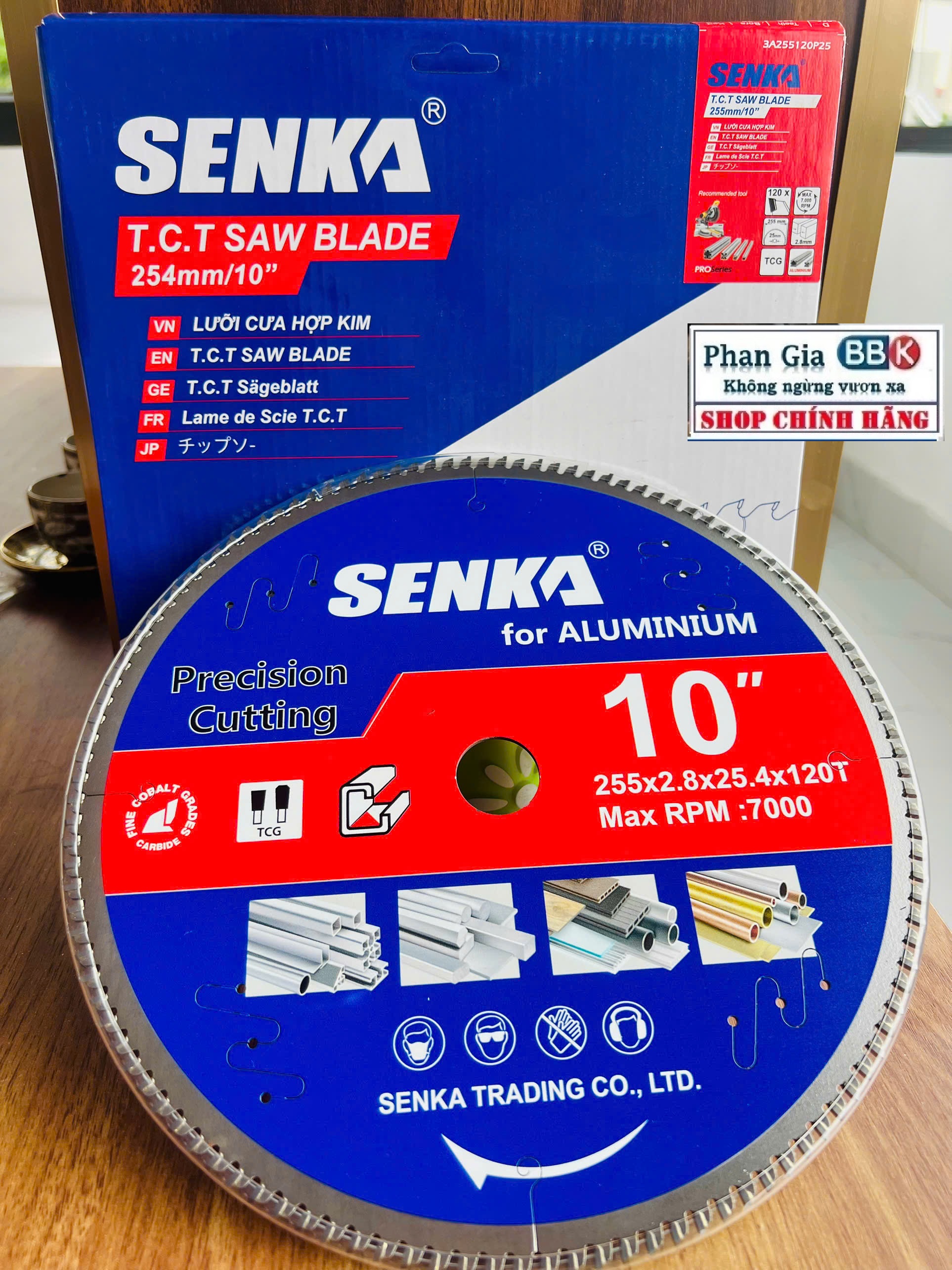 Lưỡi cắt nhôm hợp kim senka 255 made in germany