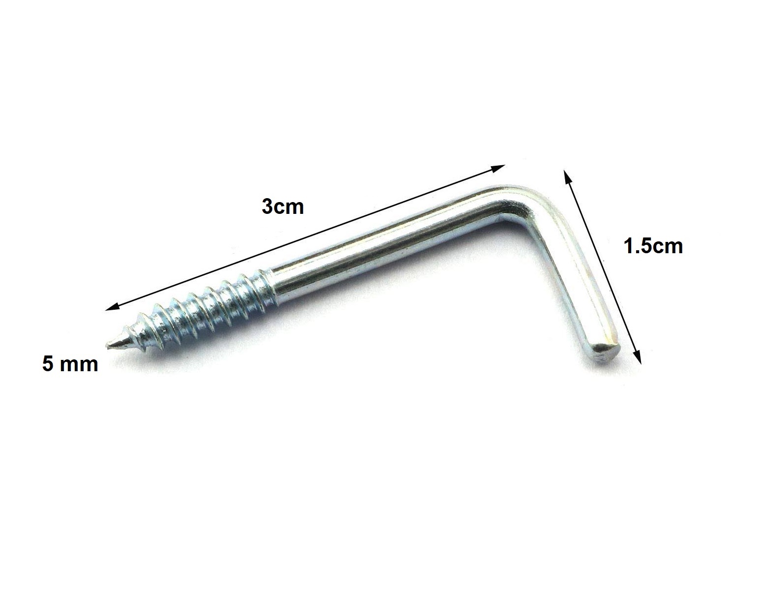 Ốc 3CM vit màn ốc vít chữ L có kèm theo nở nhựa móc màn Móc Chữ L mạ Inox Chống Gỉ kèm theo nở nhựa