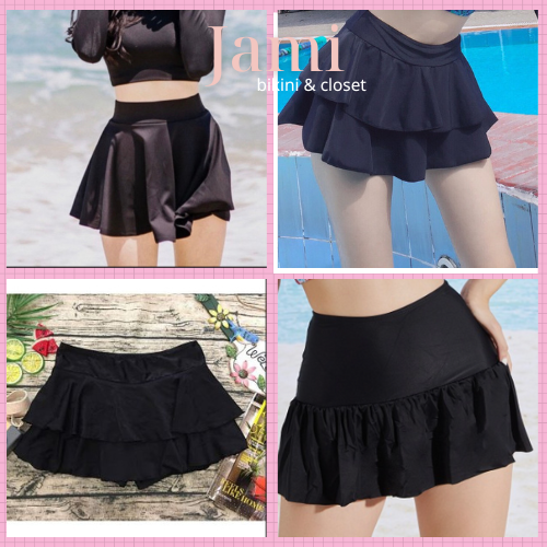 Váy bơi xòe váy bơi tầng xoè váy bơi cá váy quần đùi đi biển đi bơi dễ thương giá rẻ - vl