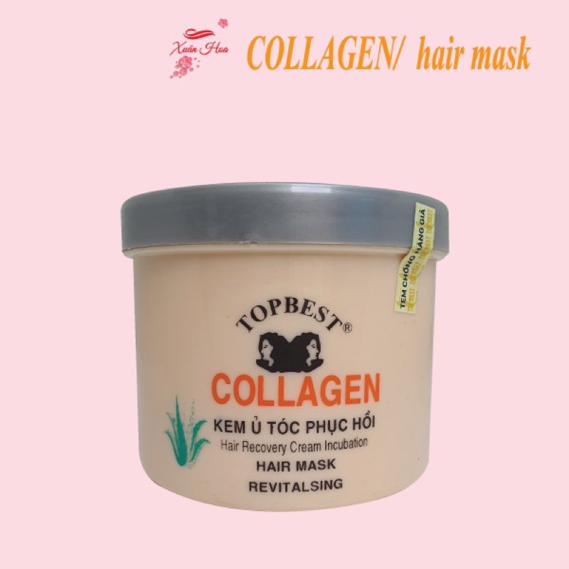 Kem Ủ Tóc Phục Hồi Topbest Collagen 500Ml