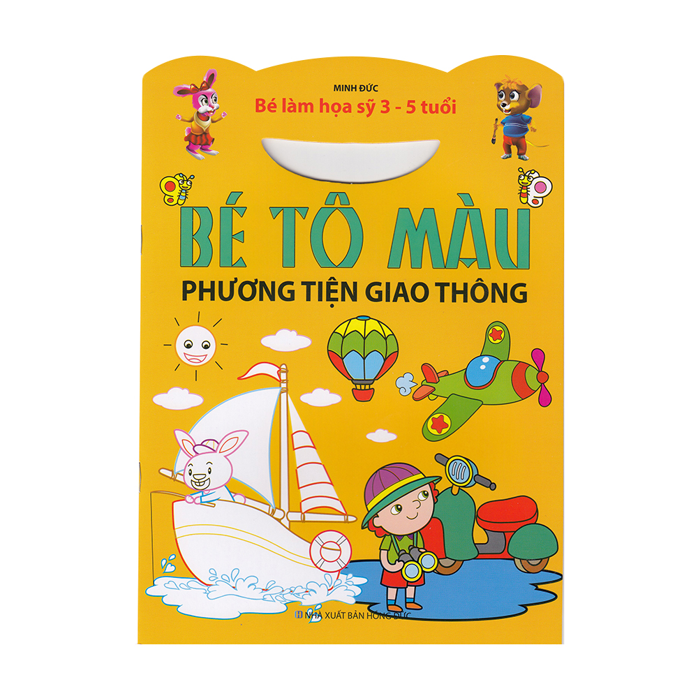 Bé tô màu - phương tiện giao thông