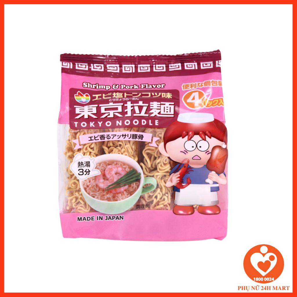 Mỳ Tokyo Noodle Cho Bé vị tôm (T7/2024)
