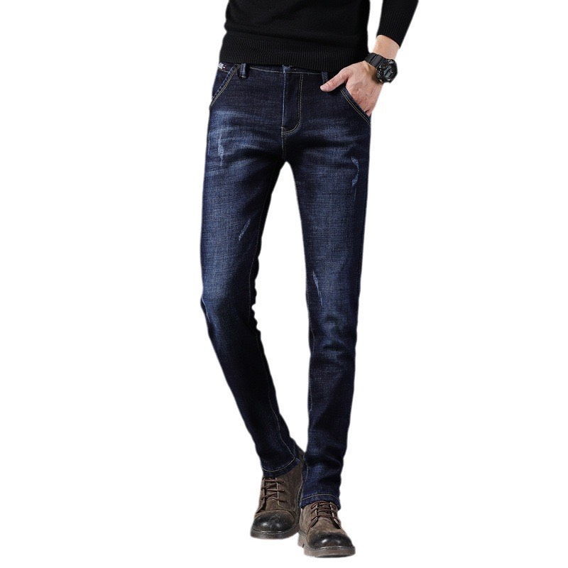 Quần Jean Nam XANH WASH KIỂU ĐƠN GIẢN - Quần Jeans Nam Thời Trang Basic - Có Size Đại - M967
