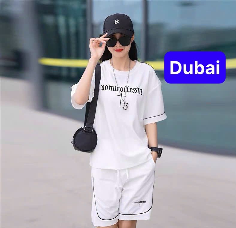 BỘ QUẦN ÁO THỂ THAO NAM NỮ UNISEX TỔ ONG THÊU THẬP GIÁ XINH XẮN DỄ THƯƠNG - DUBAI FASHION