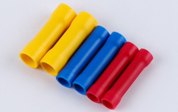 Đầu cos nối thẳng BV1.25, BV2, BV5 100cái 💥VIP💥 đầu cosse bọc phủ nhựa, cốt bấm dây điện 0.5mm đến 6mm