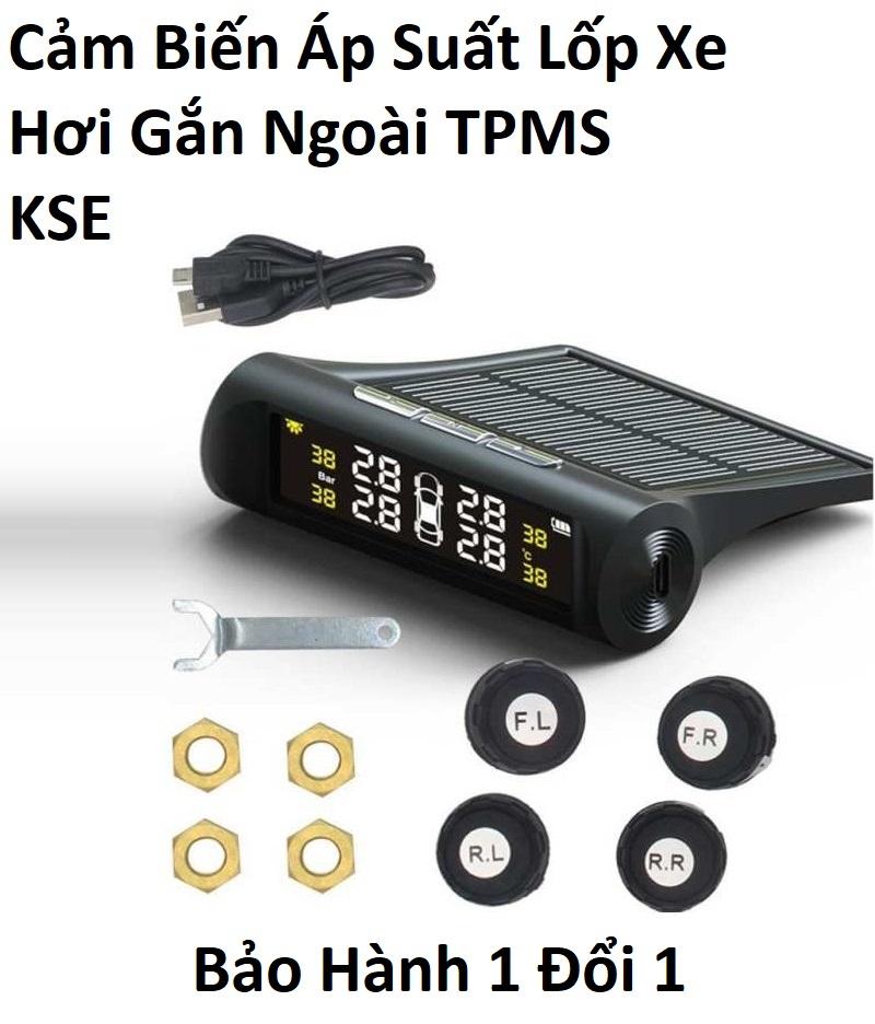 Cảm Biến Áp Suất Lốp TPMS Màn Hình Màu - Hệ Thống Giám Sát Áp Suất Lốp Đa Năng, Cảm Biến Áp Suất BH 1 ĐỔI 1