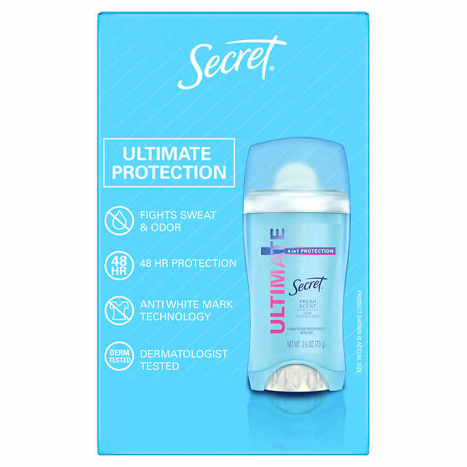 [HCM]Lăn khử mùi Secret Ultimate 4-in-1 Protection Antiperspirant
