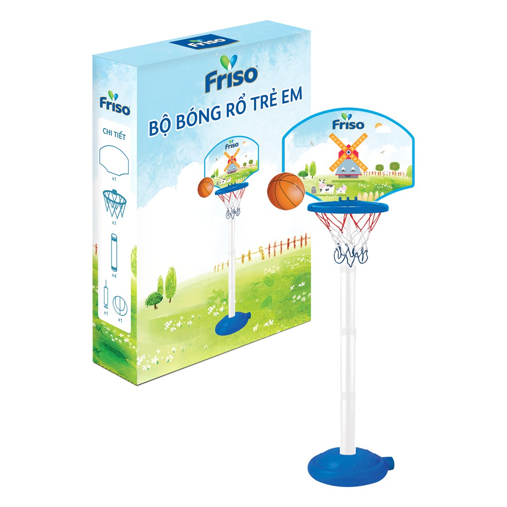 BỘ BÓNG RỔ CHO BÉ Quà Tặng từ FRISO