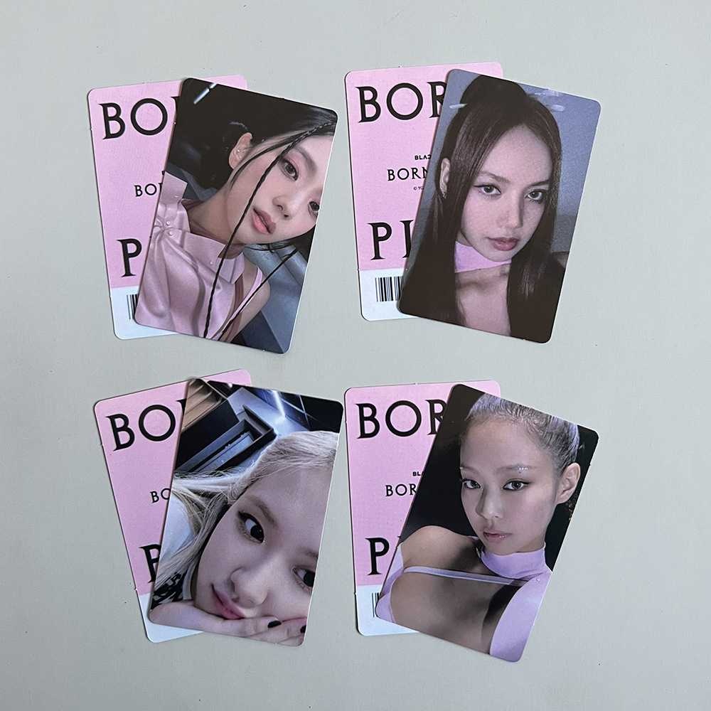 Thẻ Lomo card BlackPink bo góc Born Pink Album Thần Tượng Kpop - CD Player Photo Card