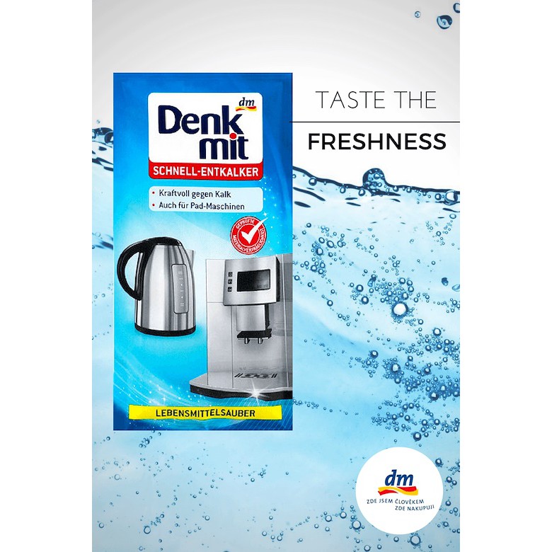 [ HÀNG ĐỨC CHÍNH HÃNG ] Bột Rửa Ấm Siêu Tốc Denkmit, Tẩy Cặn Bình Denkmit, Bột tẩy cặn ấm siêu tốc, máy pha cà phê Denkmit, hàng xách tay Đức, giá rẻ