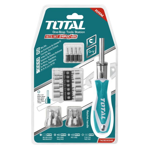 Bộ 24 tua vít total tacsd30246