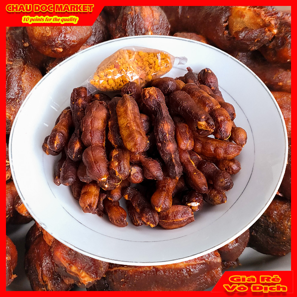 Me Lào Muối Ớt 1 Nắng Châu Đốc Chua Chua Cay Cay Ngon Miệng Hủ 500gr