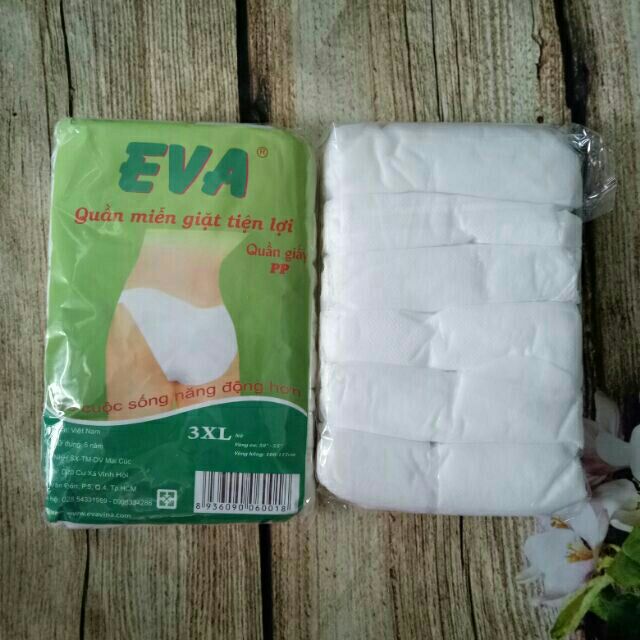 Set 5 quần lót giấy Eva/Maxx 3xl