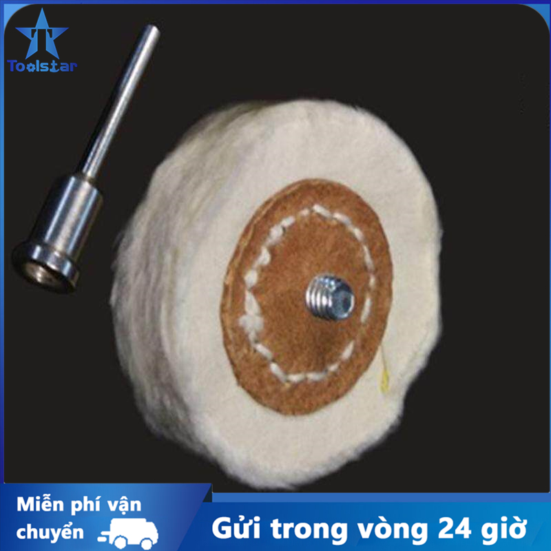 Toolstar Bàn Chải Mài Bánh Xe Vải Đánh Bóng 50Mm Tấm Lót Kim Hoàn Đệm Máy Đánh Bóng Trang Sức Xoay Đầu Đánh Bóng