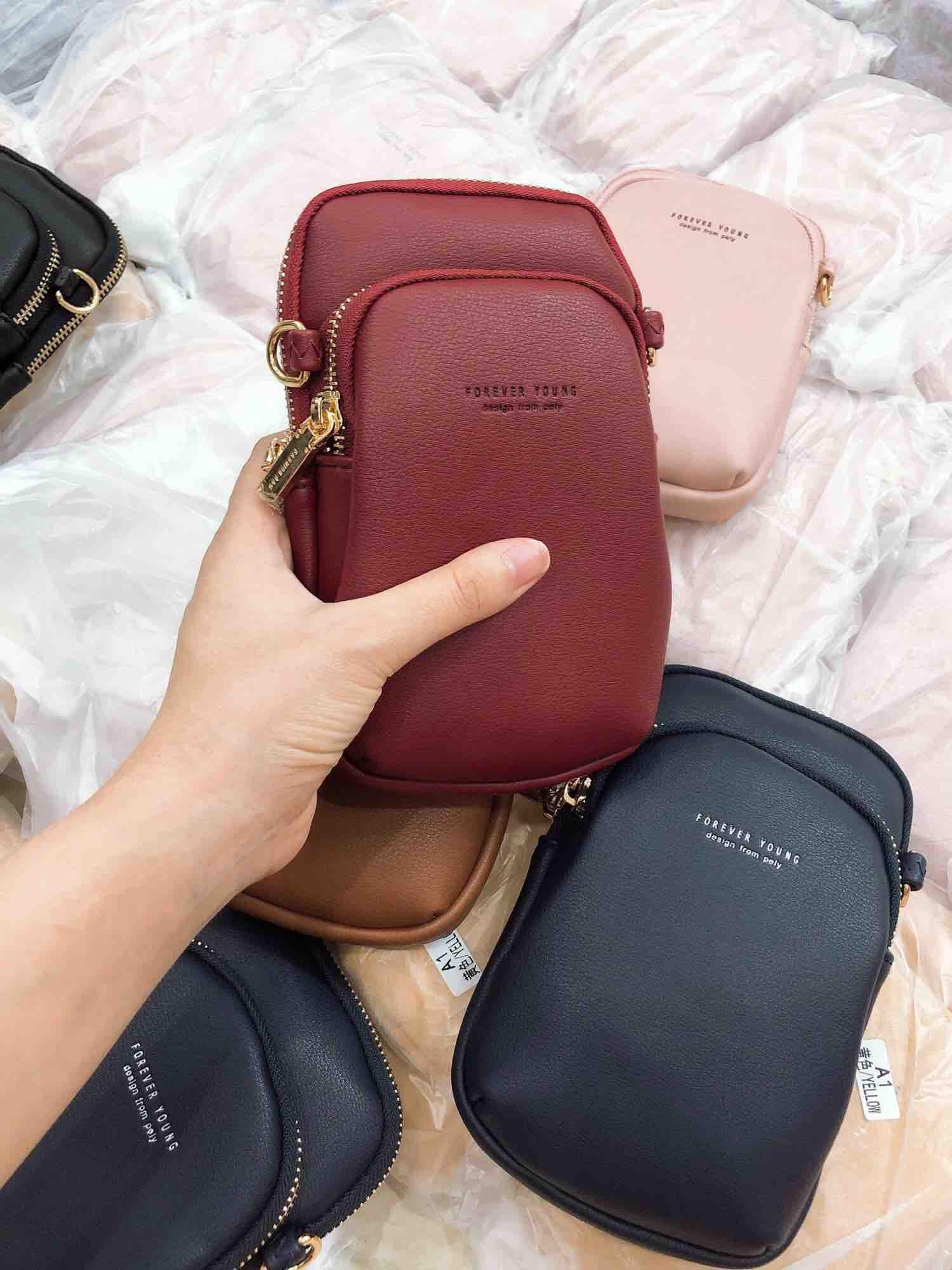 TÚI ĐEO CHÉO ĐỰNG ĐIỆN THOẠI FOREVER KIỂU DÁNG MỚI HOTTREND 2019