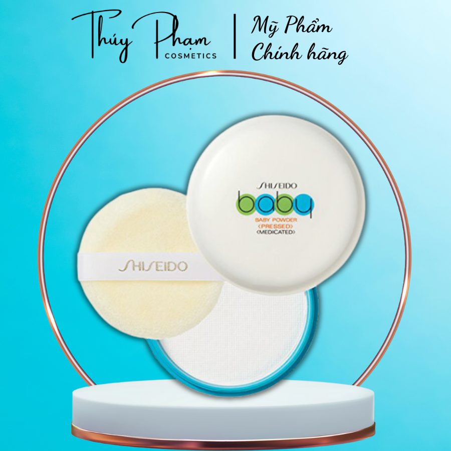 Phấn phủ kiềm dầu Shiseido Baby Powder Nhật Bản, Phấn phủ Shiseido Baby Powder