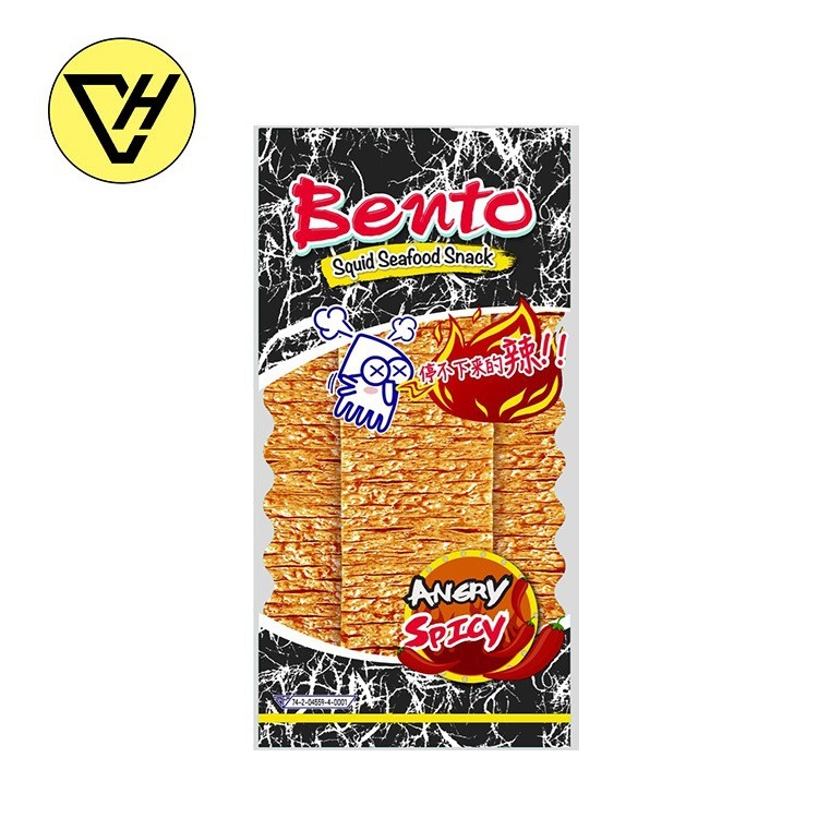 【sẵn sàng】 Snack Hải Sản Tẩm Gia Vị Ớt Cực Cay Hiệu Bento 20