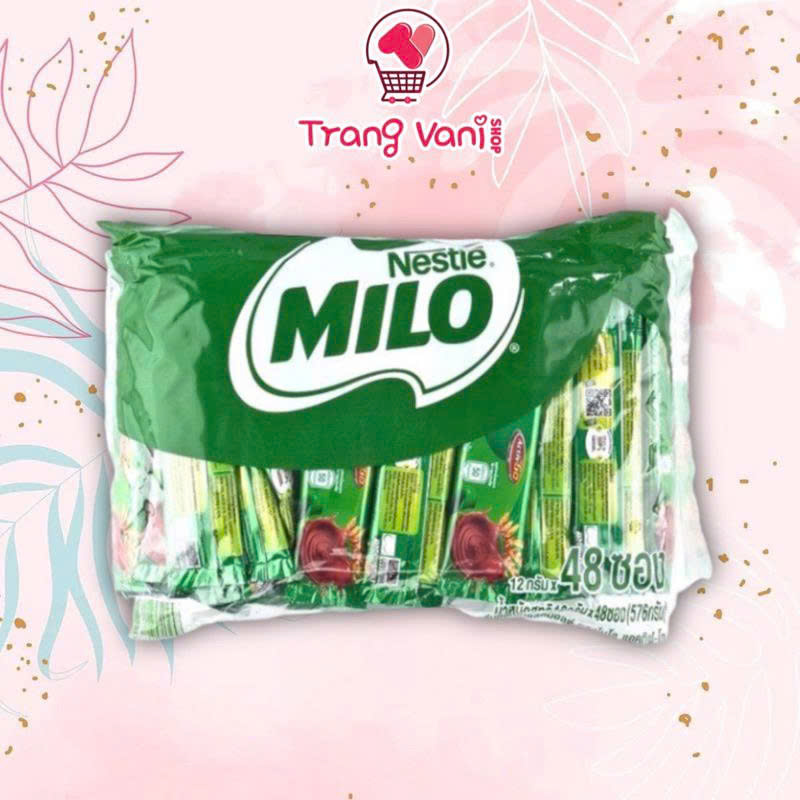 [Nội Địa Thái] Sữa Bột MILO Thái Lan Lốc 48 Gói