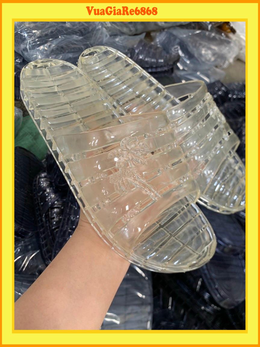  Dép Nhựa Nguyên Sinh Trong Suốt .Dép Đi Trong Nhà,Văn Phòng Siêu Bên ,Êm Chân ,Không Ngấm Nước ,Nhiều Màu mã KA99 