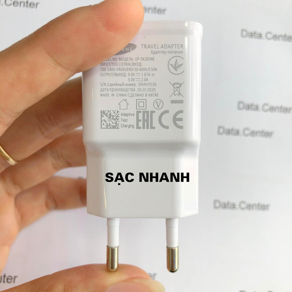 Cốc Sạc Nhanh Samsung Fast Chager Klh 80, Củ Xạt Qc 3.0 Cho Xiaomi, Vsmart Tương Thích Cáp Micro, Typec